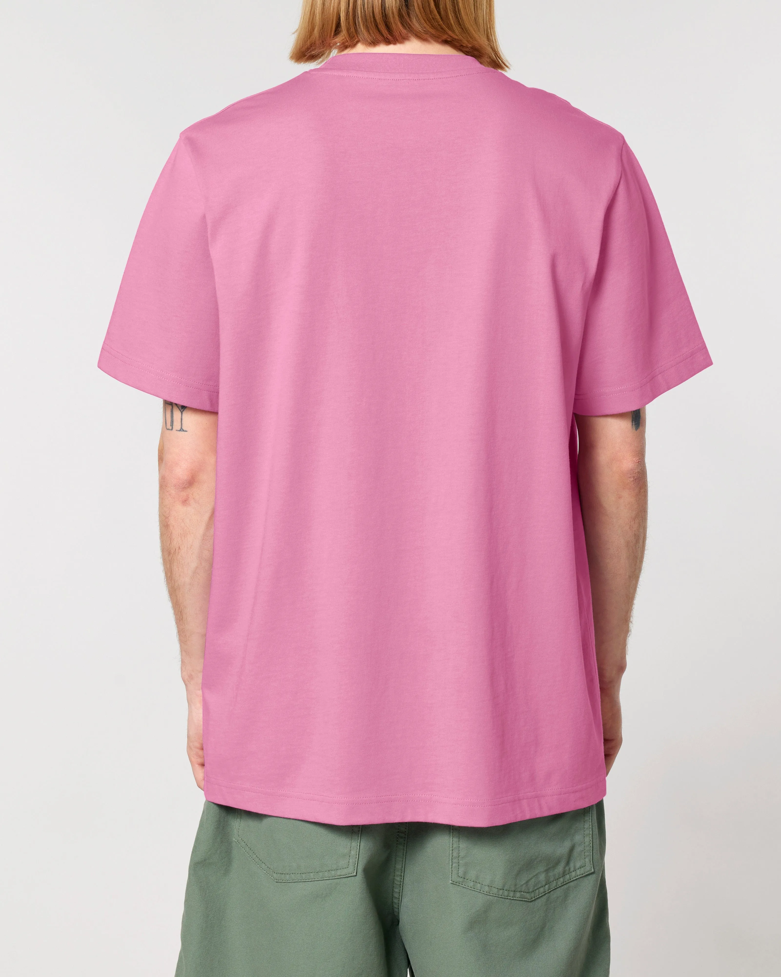 Men's Organic Cotton Relaxed Fit T-shirt | Azalea Pink