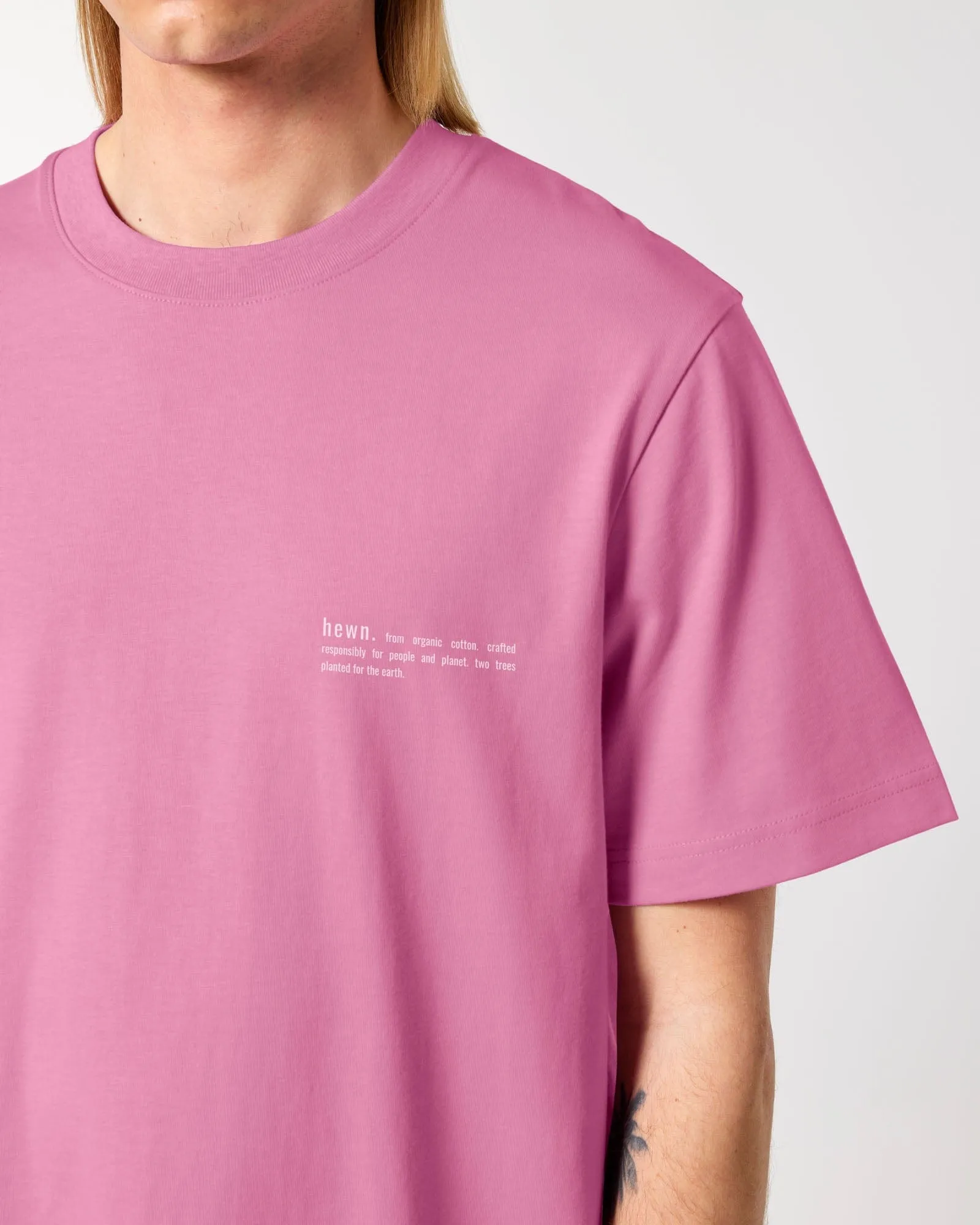 Men's Organic Cotton Relaxed Fit T-shirt | Azalea Pink