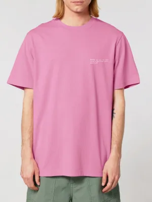 Men's Organic Cotton Relaxed Fit T-shirt | Azalea Pink
