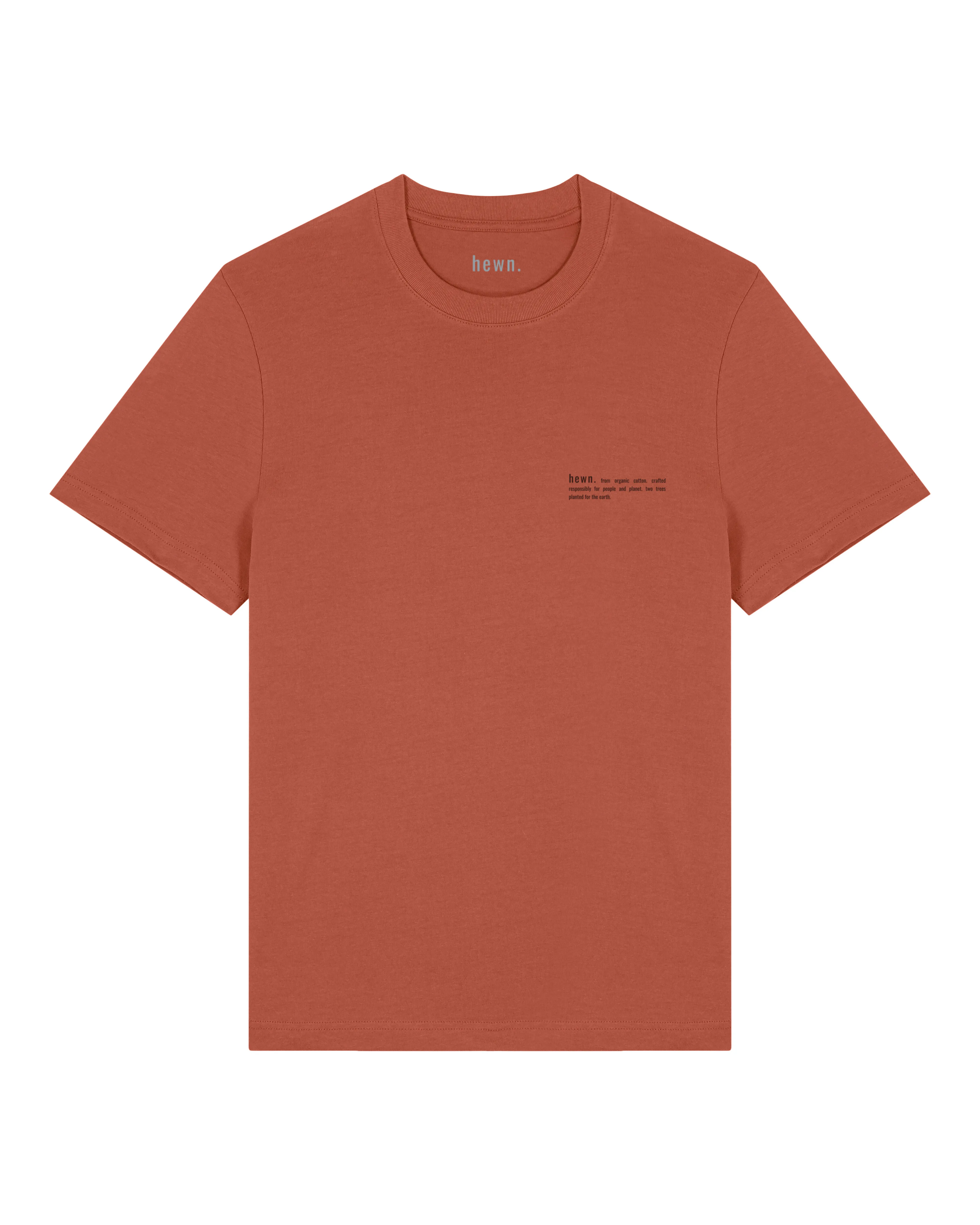Men's Organic Cotton Relaxed Fit T-shirt | Clay Brown