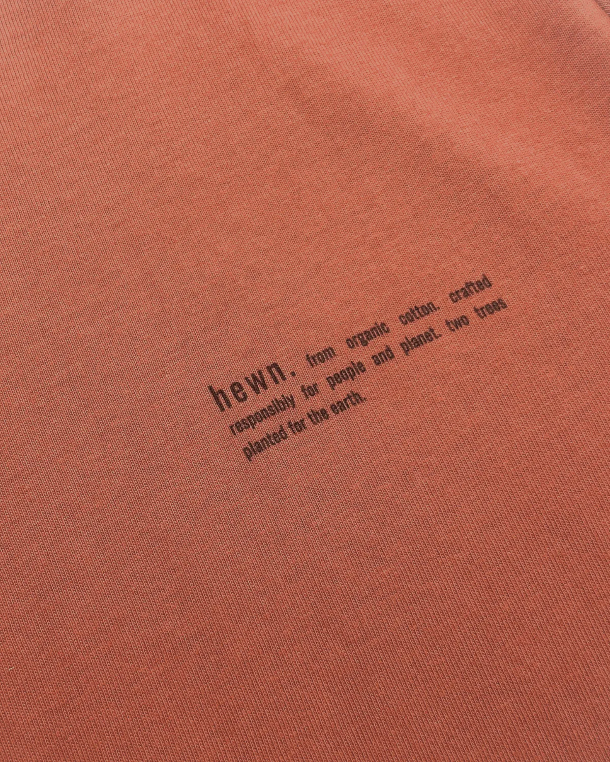 Men's Organic Cotton Relaxed Fit T-shirt | Clay Brown