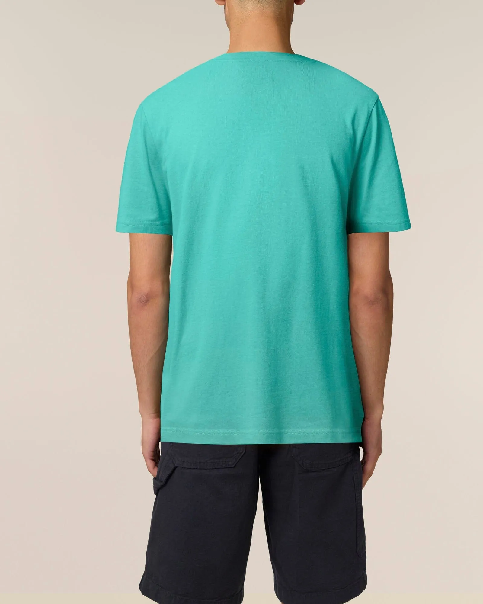 Men's Organic Cotton Relaxed Fit T-shirt | Lagoon Blue