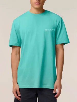 Men's Organic Cotton Relaxed Fit T-shirt | Lagoon Blue