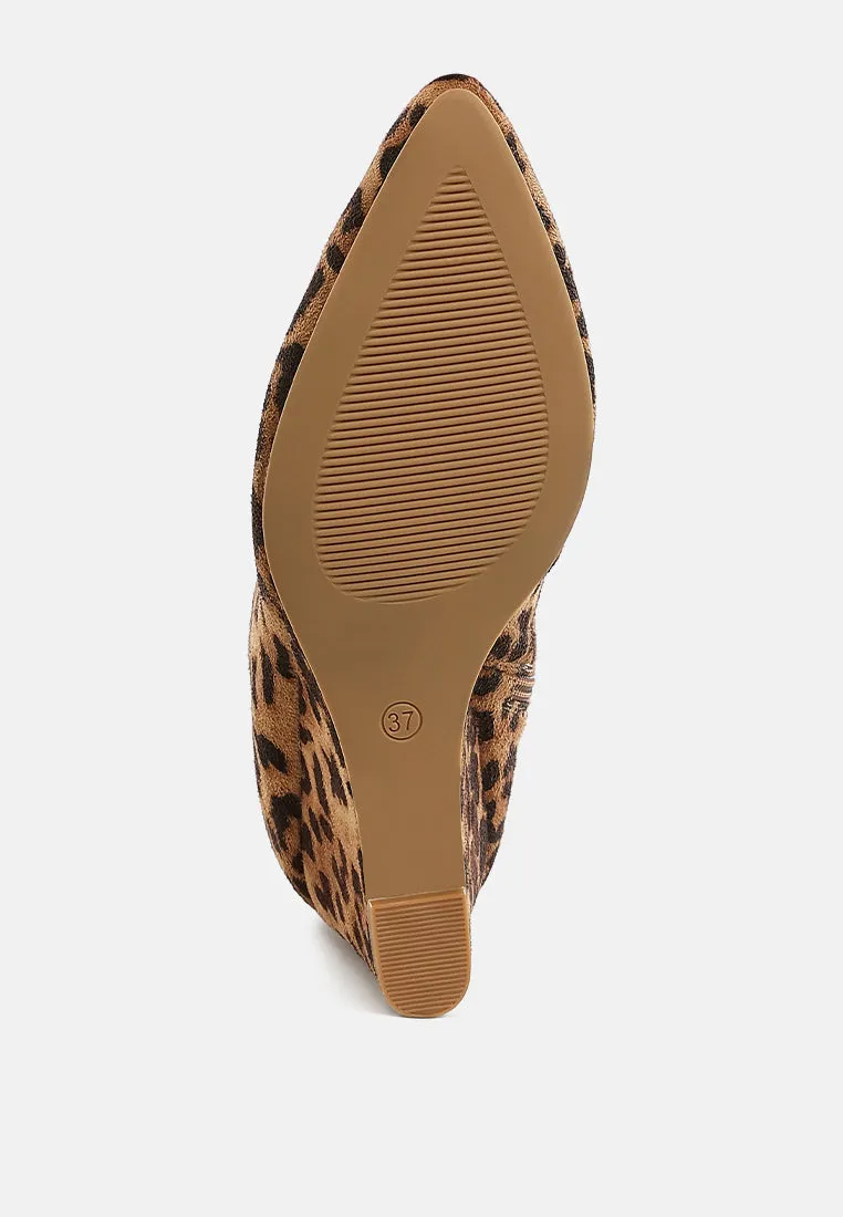Microfiber Wedge Sock Boots By RUW
