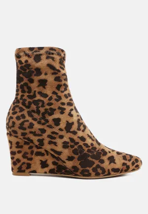 Microfiber Wedge Sock Boots By RUW