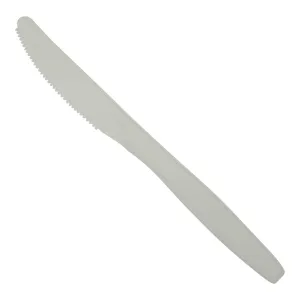 Natural White Compostable 7 Knife - CPLA