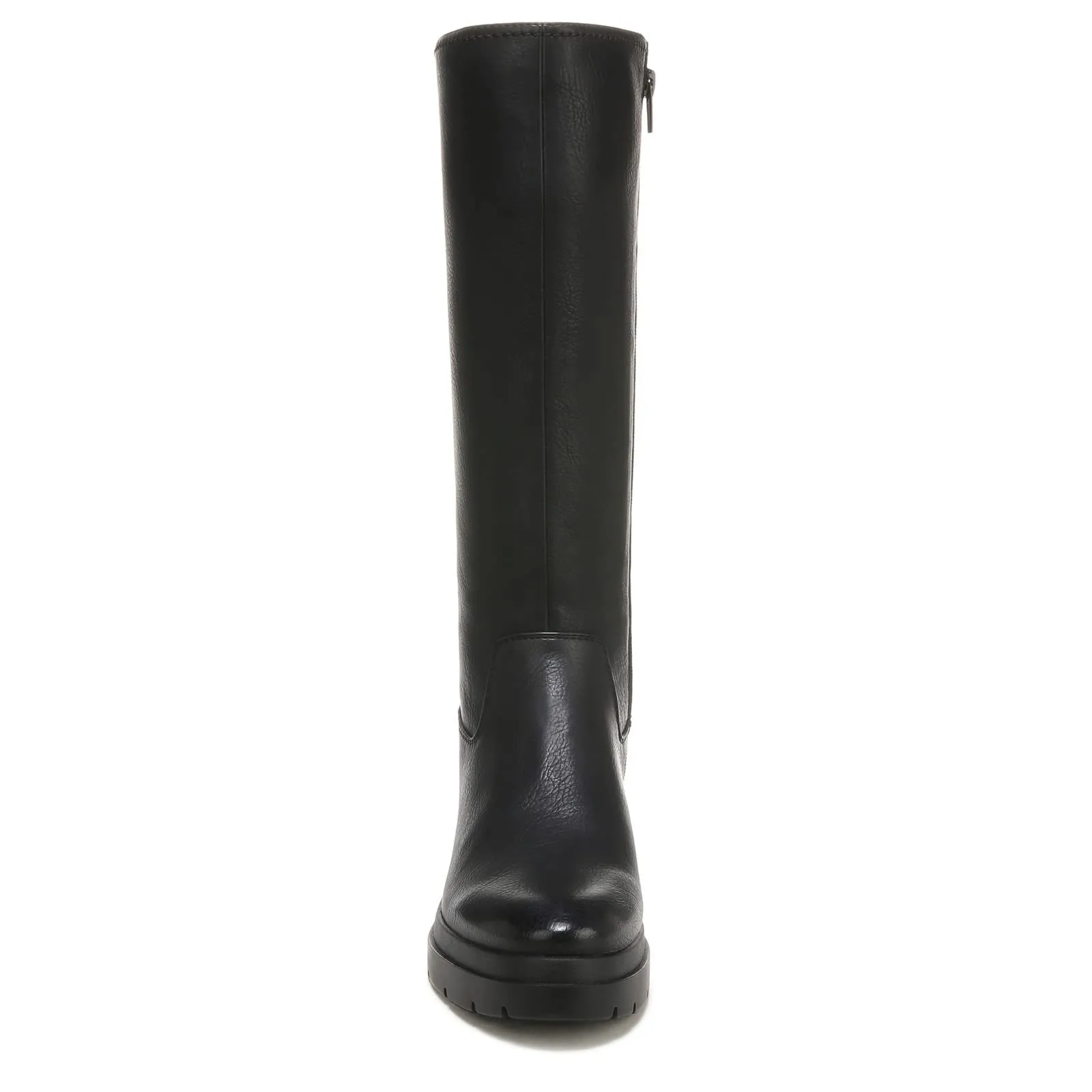 Naturalizer SOUL Womens Orchid Chunky Bottom Knee High Boot Black Smooth 8.5 W