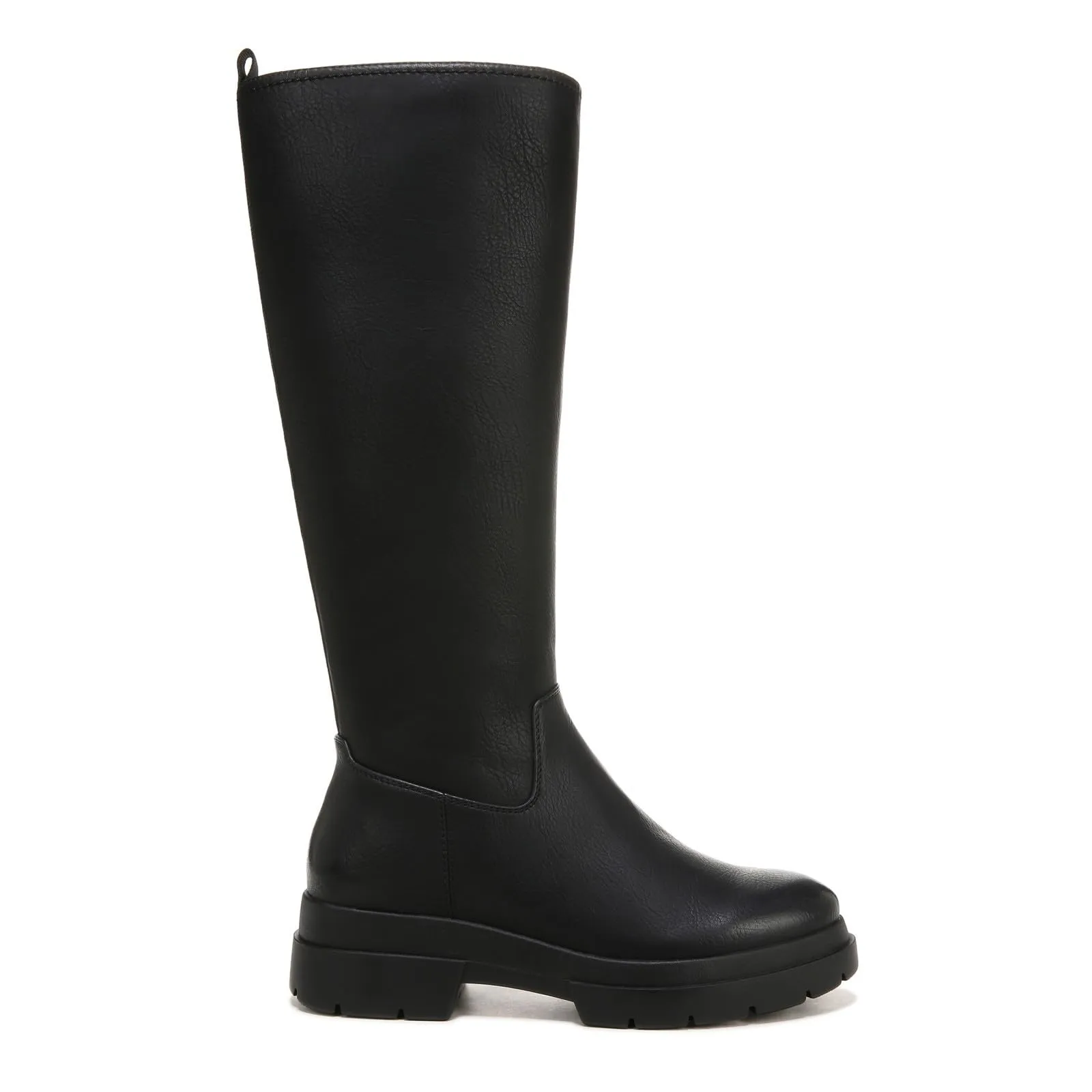 Naturalizer SOUL Womens Orchid Chunky Bottom Knee High Boot Black Smooth 8.5 W