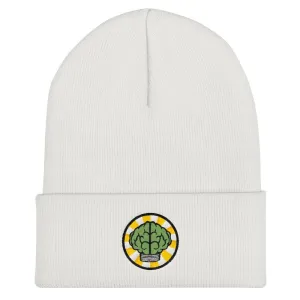 NERD Brain logo embroidery Cuffed Beanie. Pharrell Williams, Chad Hugo & Shay Haley N*E*R*D inspired