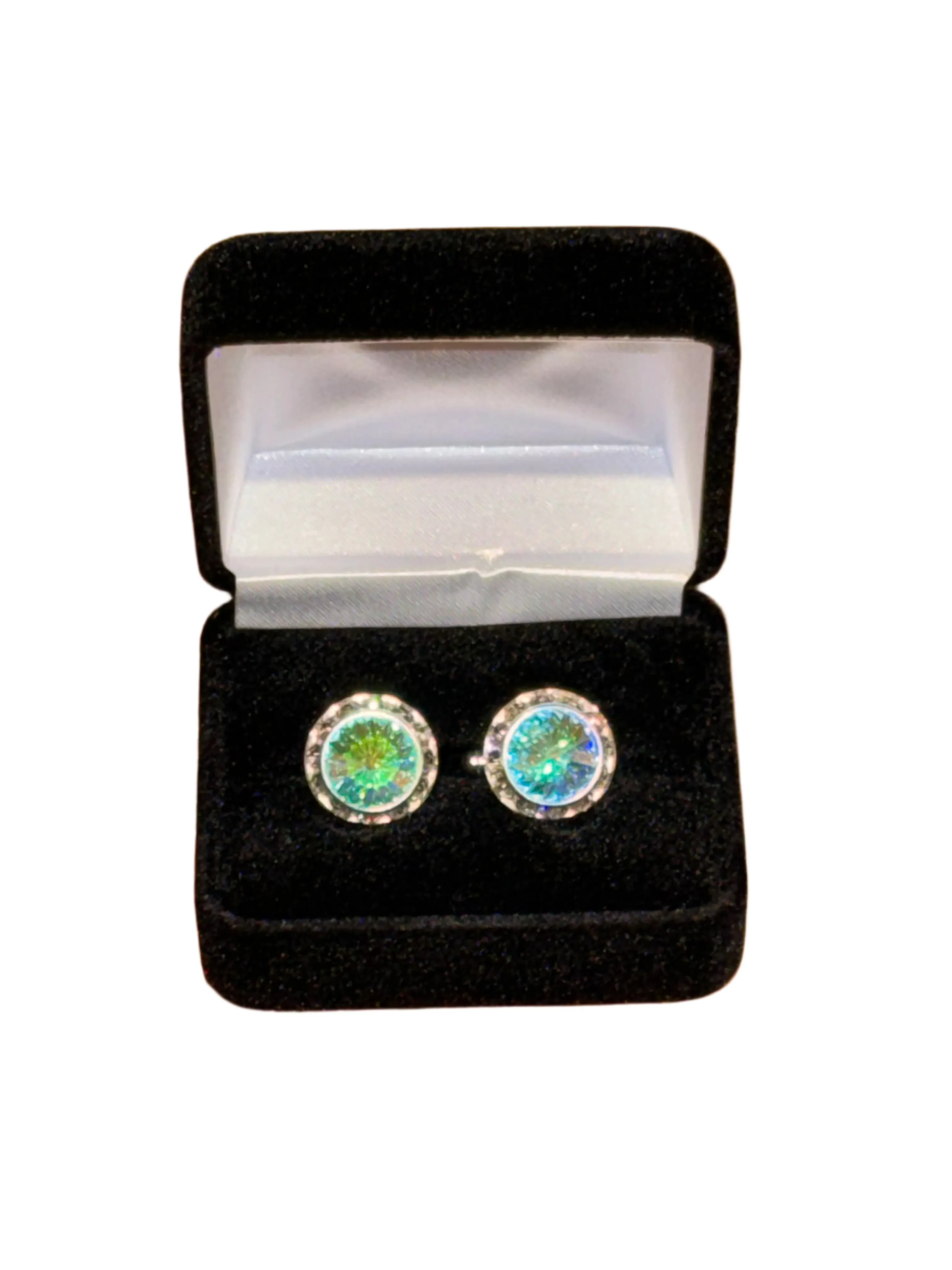 New, Crystal Cuff Links