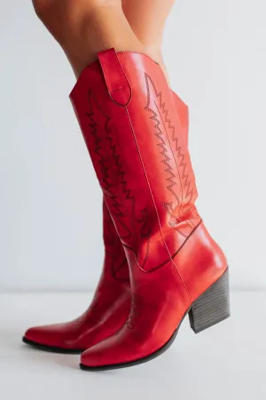 Not My First Rodeo Cowgirl Boots