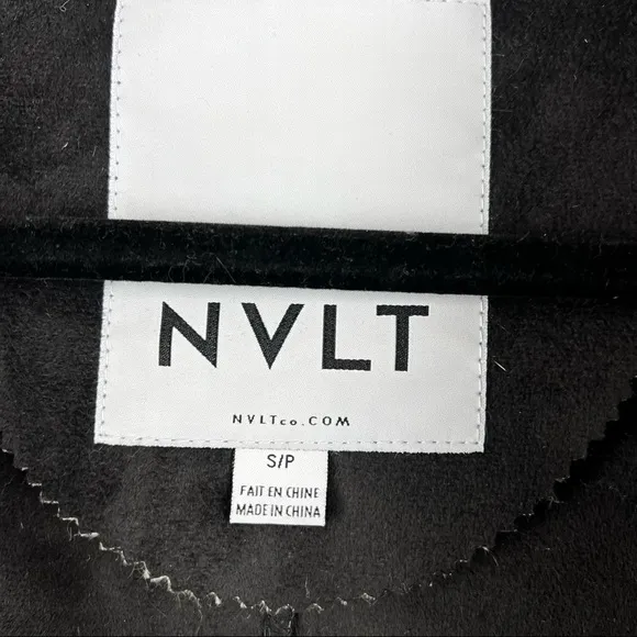 NVLT Vincenza Camo Faux Fur Jacket, Green Black, Size Small