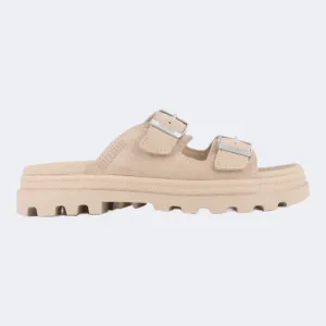 Palladium Dunelite Riviera Sde Women Lifestyle Slippers Warm Sand