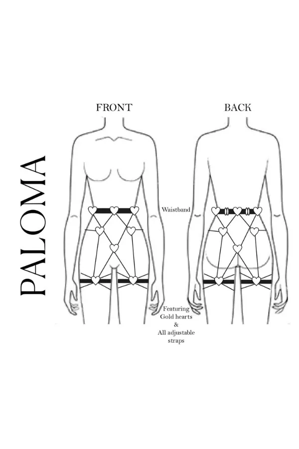 Paloma Harness - Black