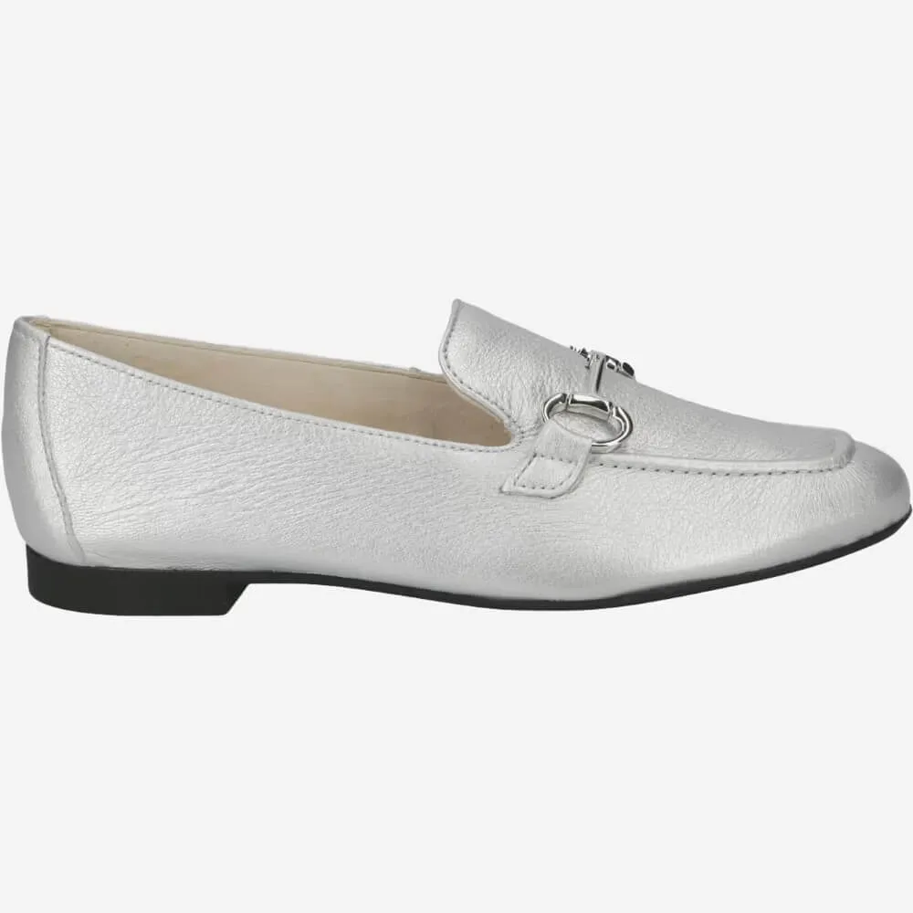 Paul Green 2596 Supersoft Loafer-SILVER