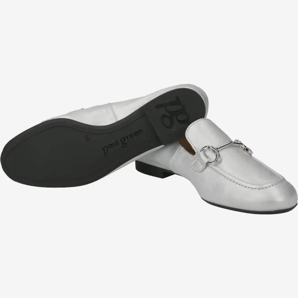 Paul Green 2596 Supersoft Loafer-SILVER