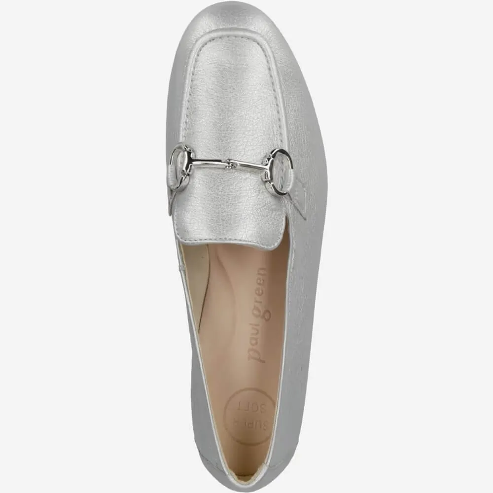 Paul Green 2596 Supersoft Loafer-SILVER