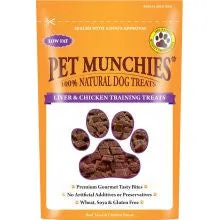 Pet Munchies 100% Natural Liver & Chicken Training Treat 50g