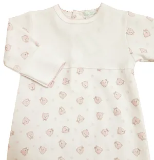 Pink Bears Baby Daygown