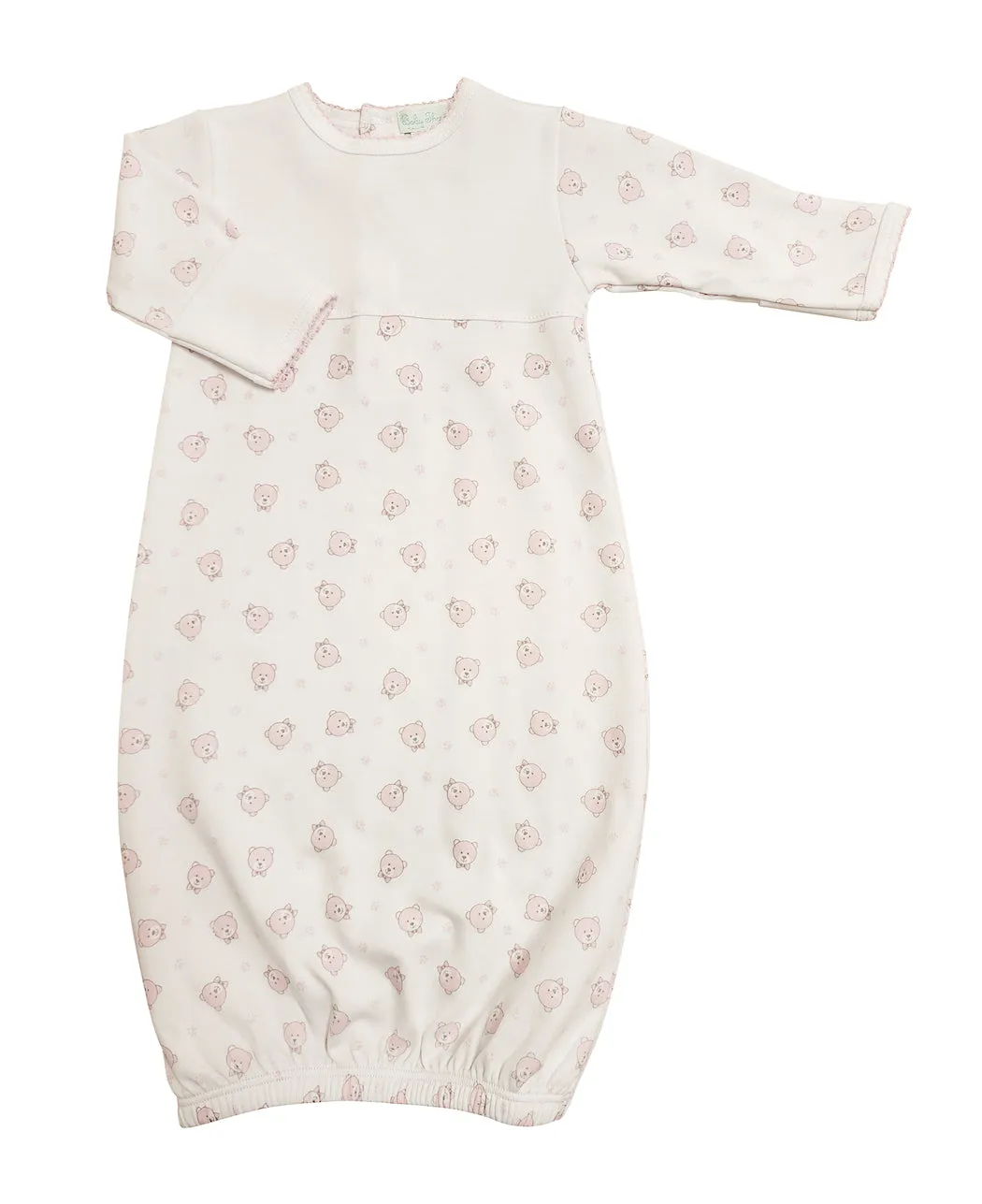 Pink Bears Baby Daygown
