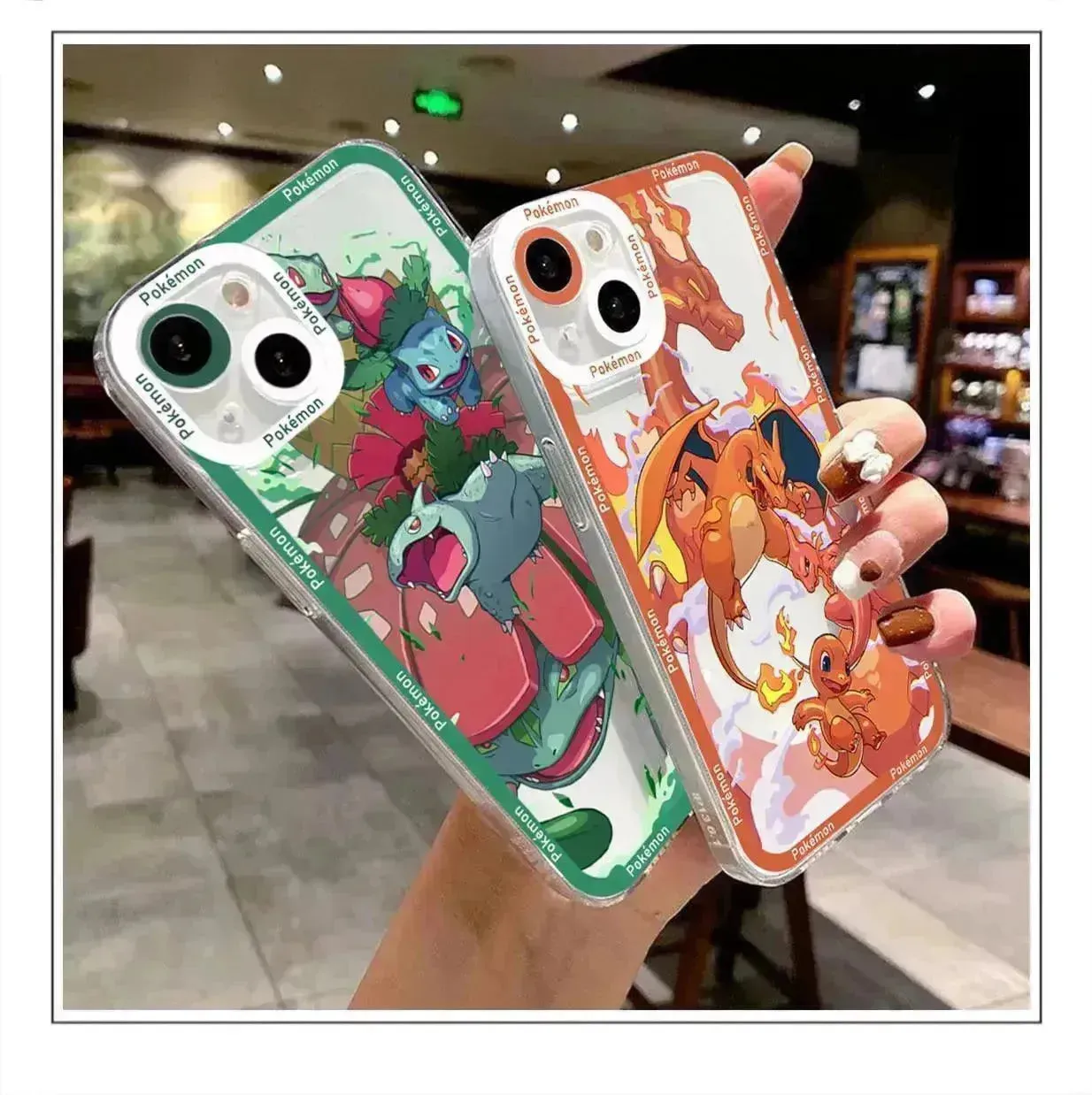 Pokemon Evolution Border Case (For iPhones)