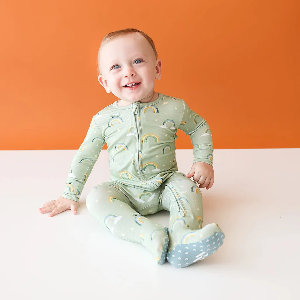 Posh Peanut Desean Zippered Footie
