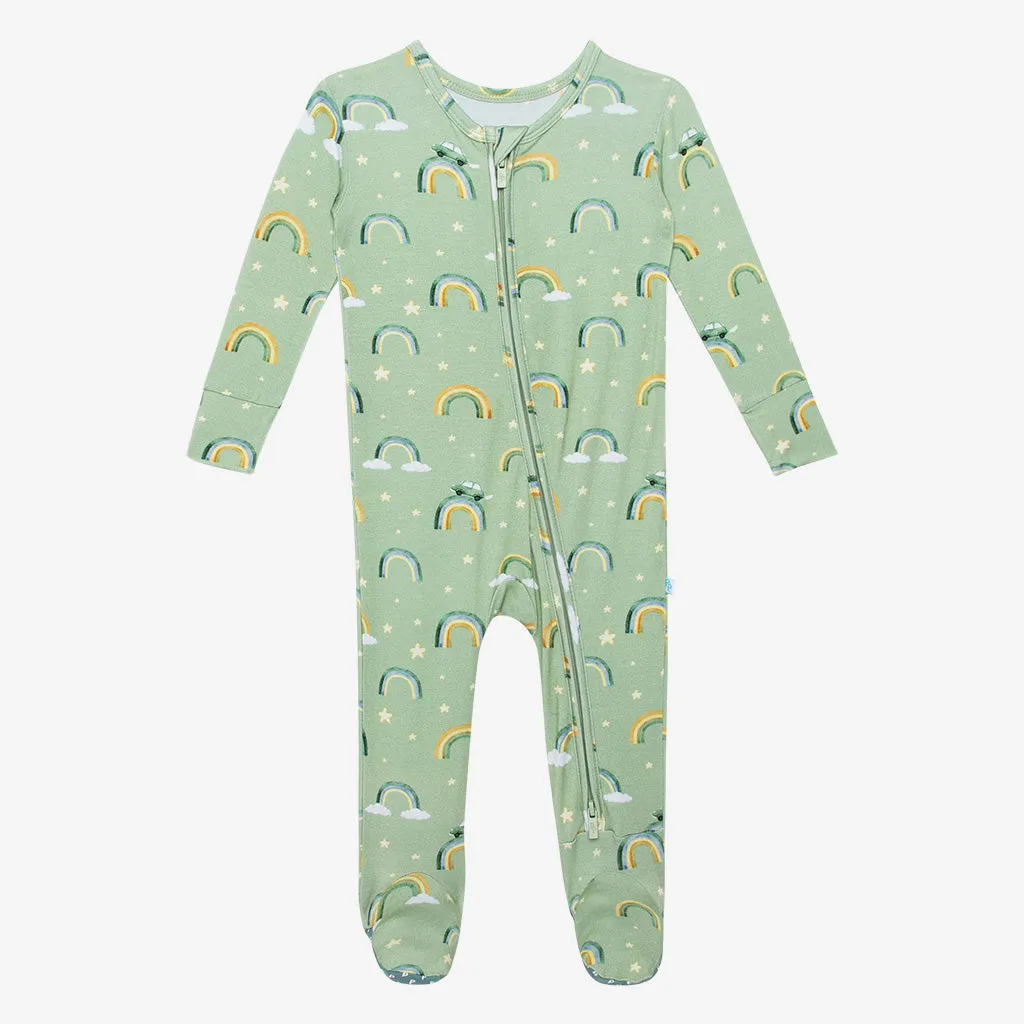Posh Peanut Desean Zippered Footie