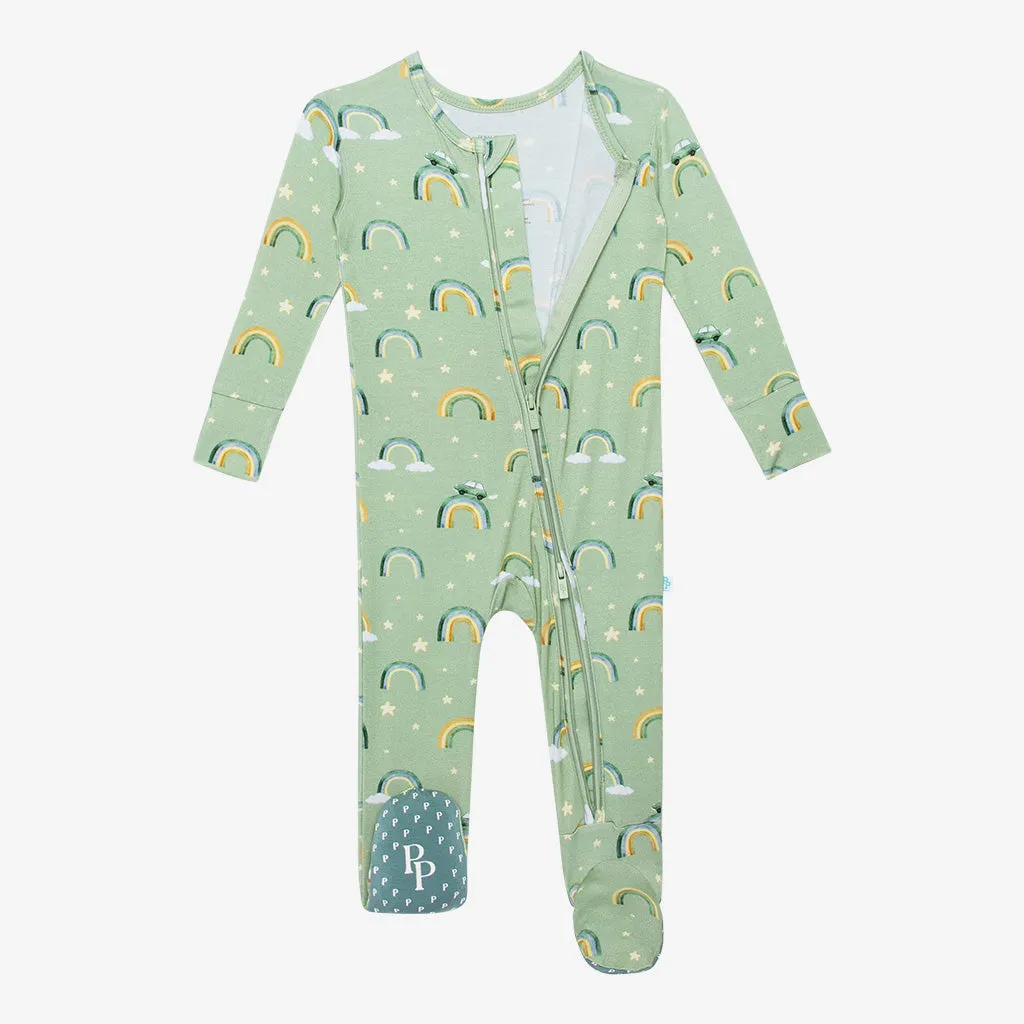 Posh Peanut Desean Zippered Footie