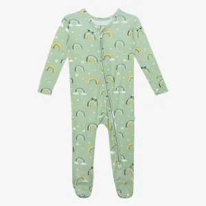 Posh Peanut Desean Zippered Footie