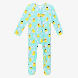 Posh Peanut Ducky Footie with Zipper