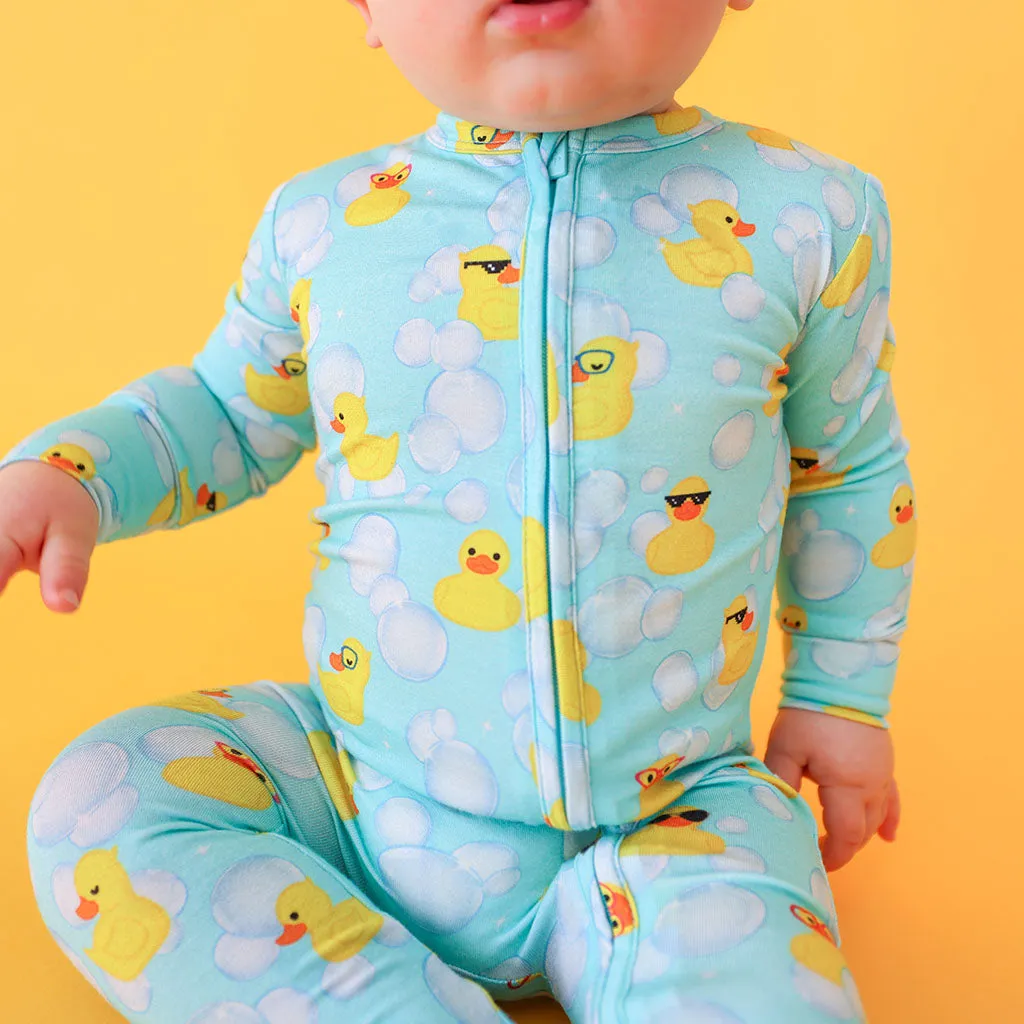 Posh Peanut Ducky Footie with Zipper