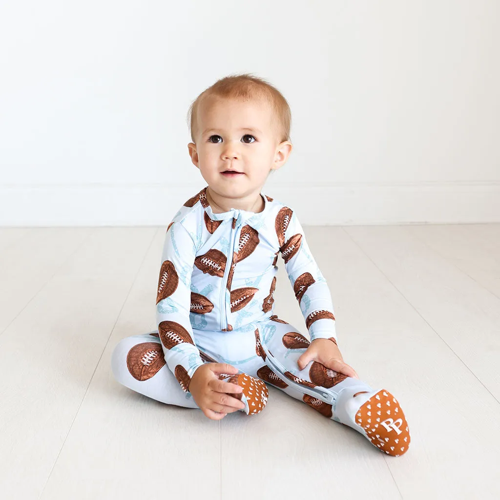 Posh Peanut Field Day Zippered Footie