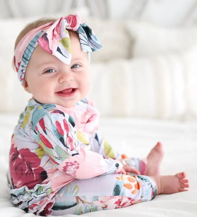 Posh Peanut Forest Queen Ruffle Zippered One Piece