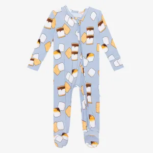 Posh Peanut Marshal Zippered Footie