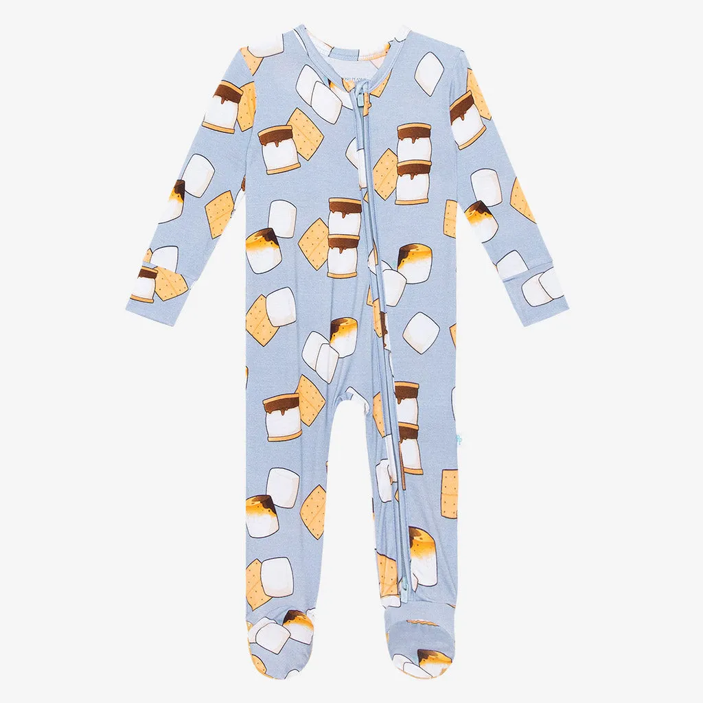 Posh Peanut Marshal Zippered Footie