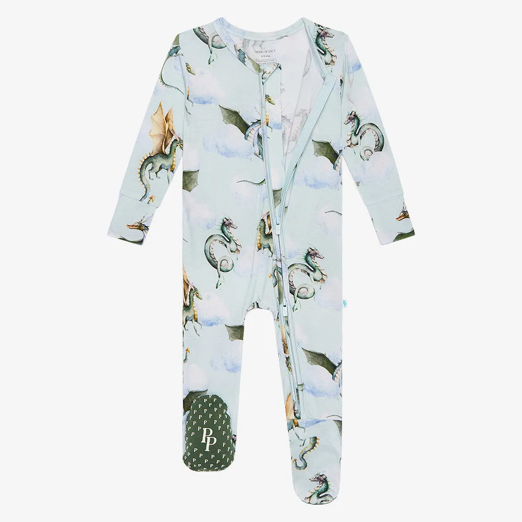 Posh Peanut Percy Zippered Footie