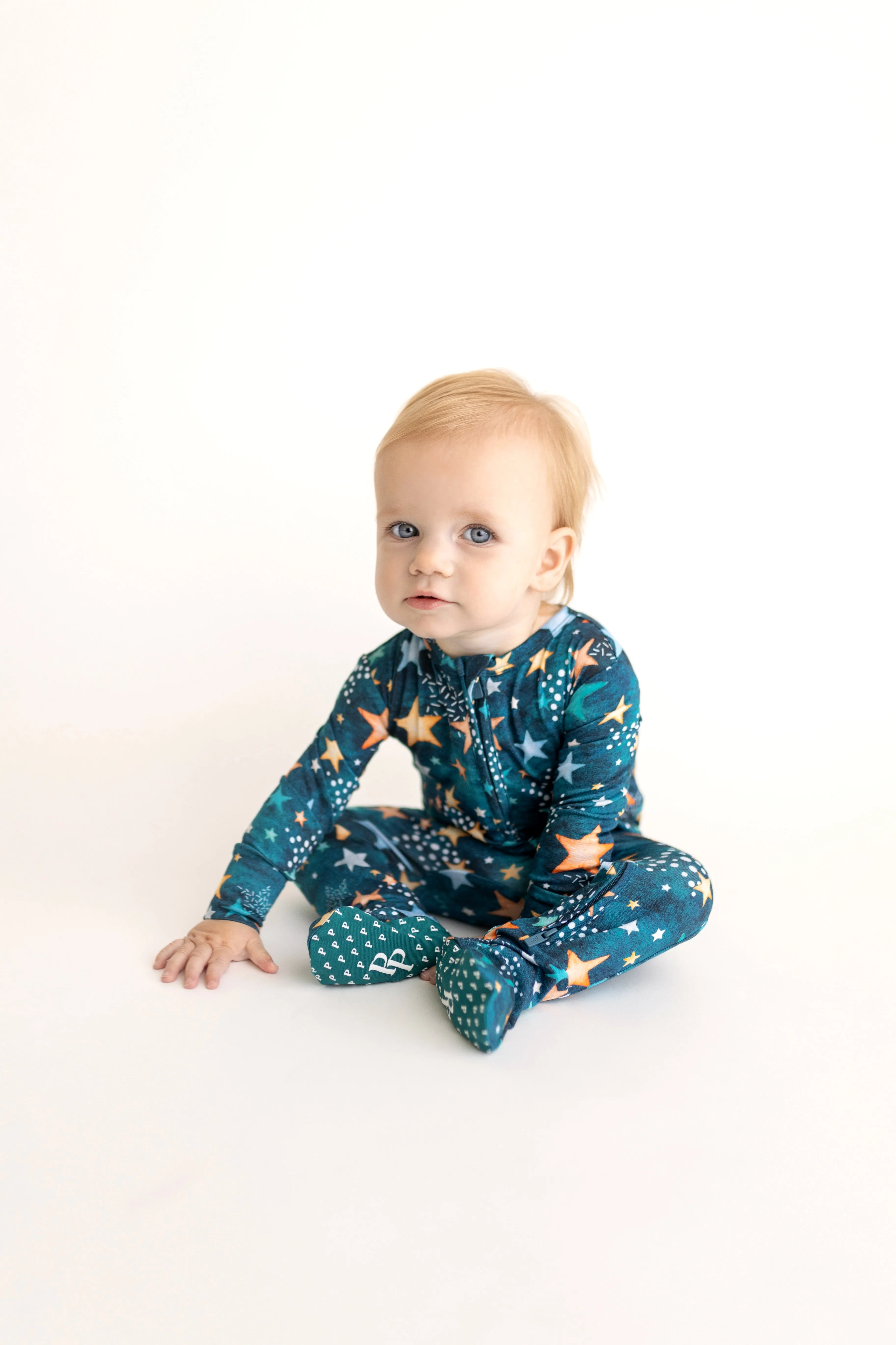 Posh Peanut Rogan Footie with Zipper