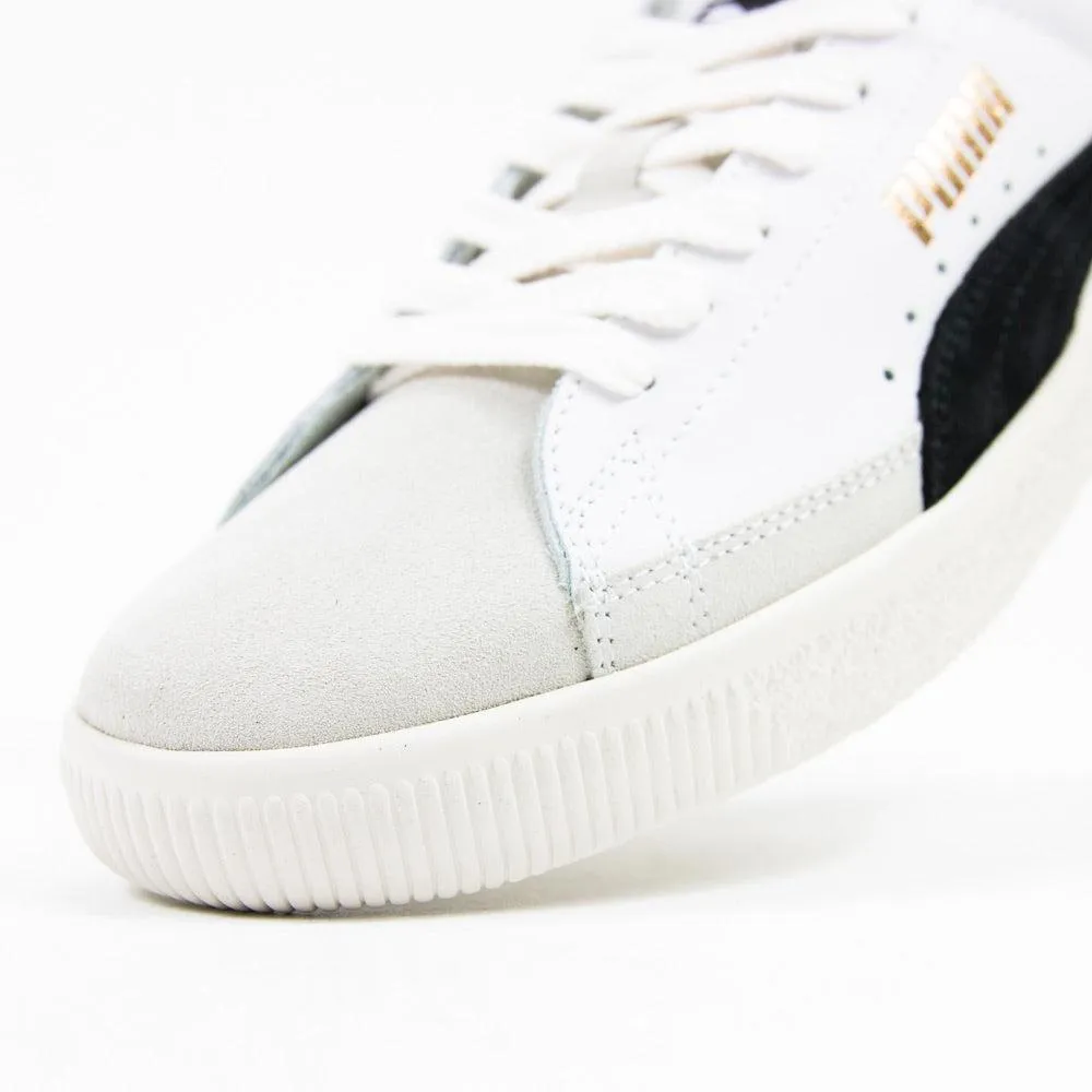 Puma Basket VTG White Black Green Yellow Gold Sneaker Shoe Trainer