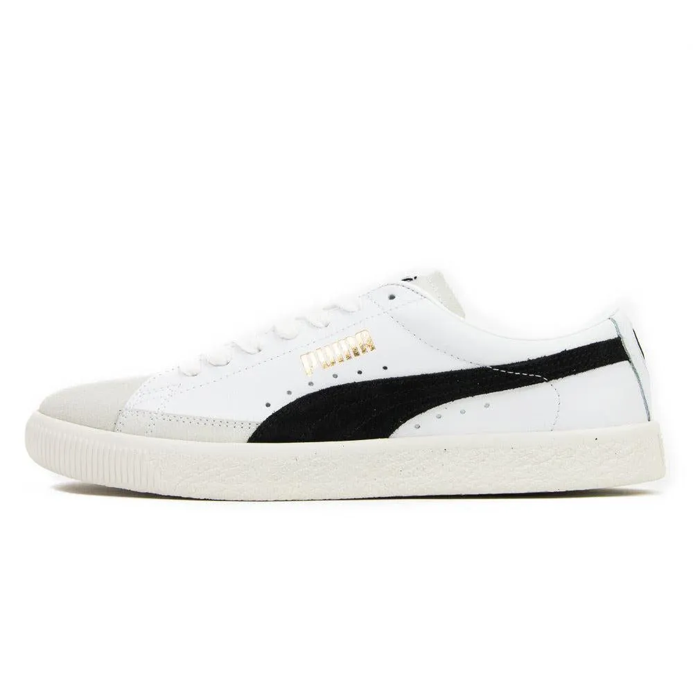 Puma Basket VTG White Black Green Yellow Gold Sneaker Shoe Trainer
