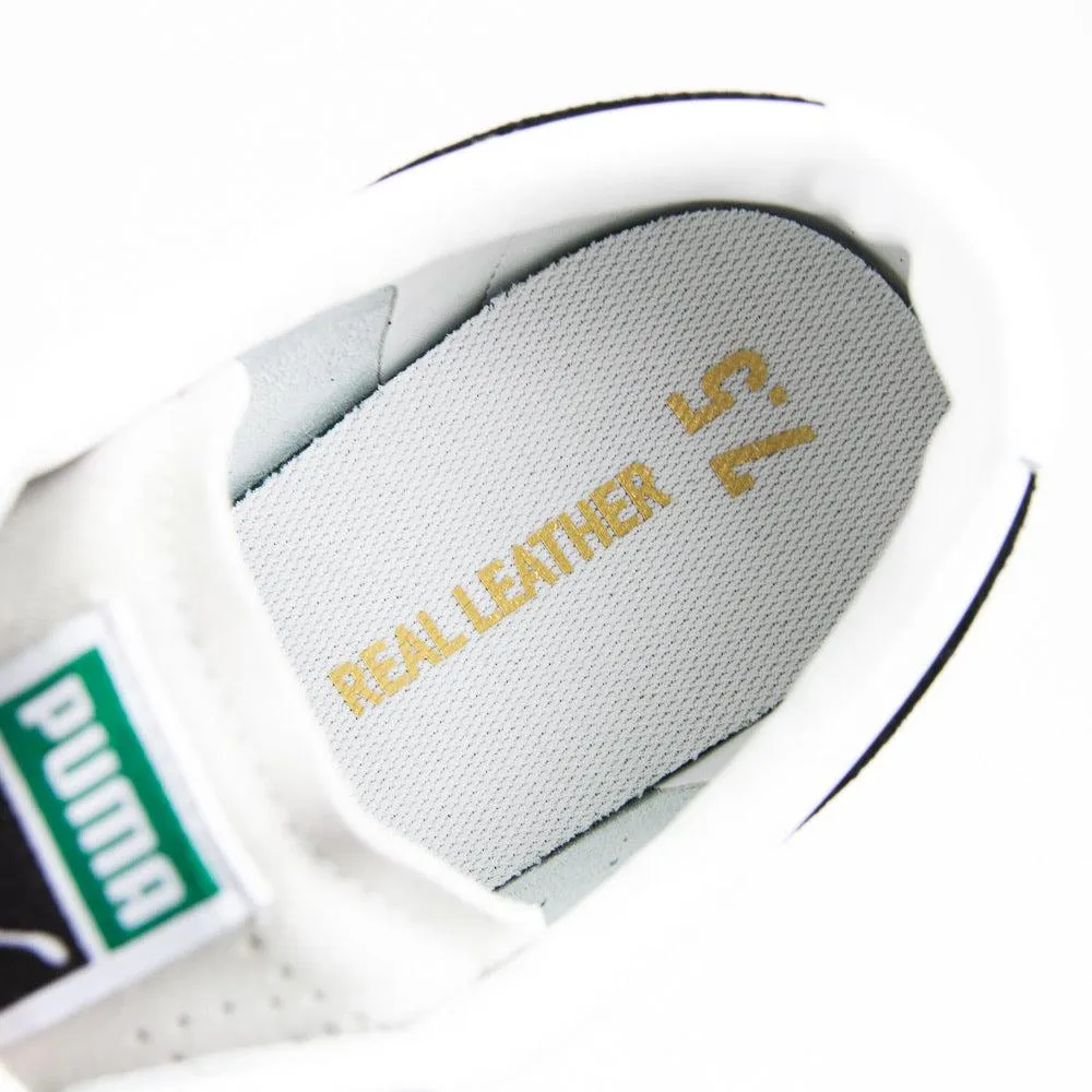 Puma Basket VTG White Black Green Yellow Gold Sneaker Shoe Trainer