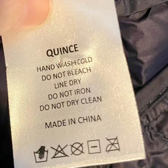 Quince NWT Packable Puffer Mid Length Jacket NAVY Small