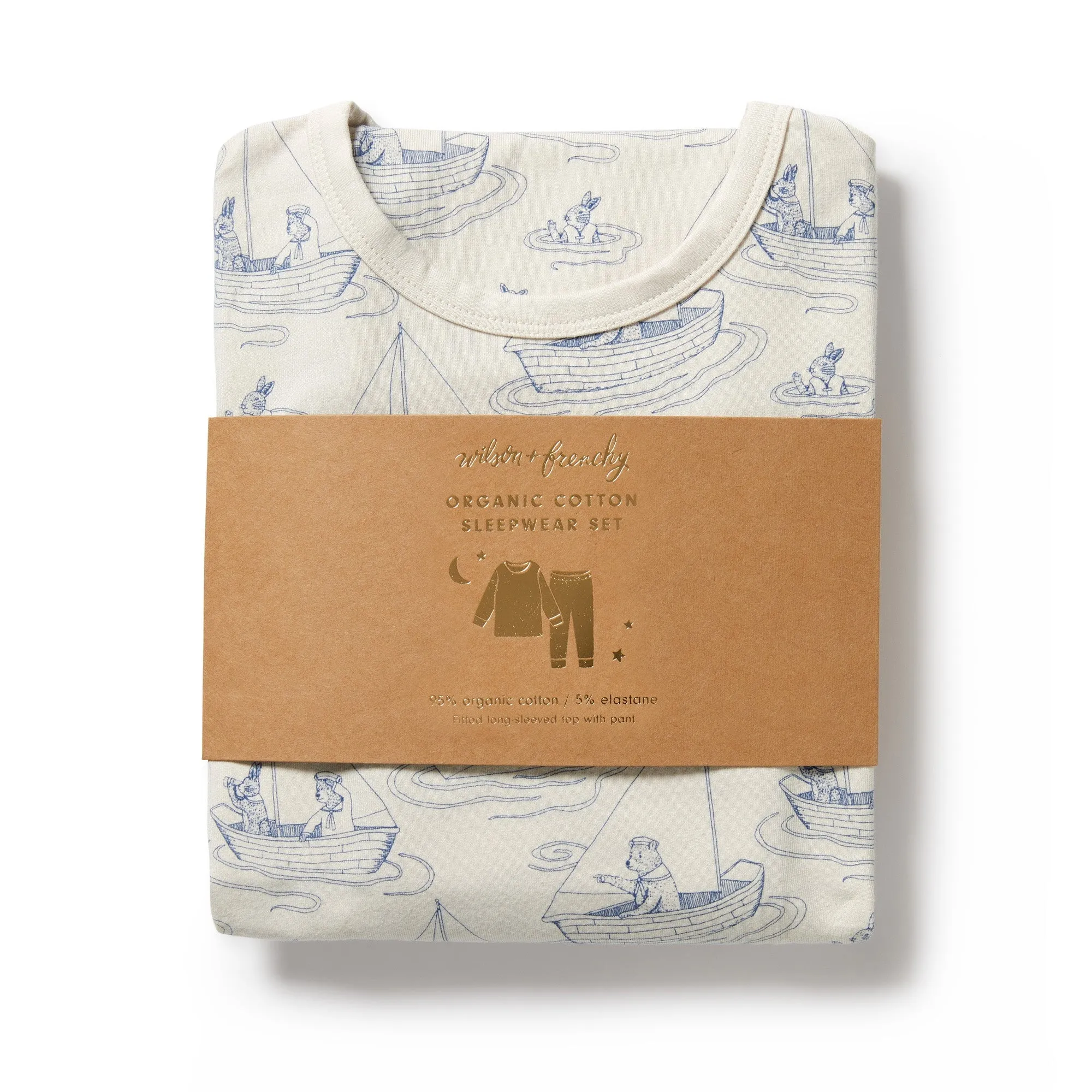 Sail Away Organic Long Sleevedd Pyjamas
