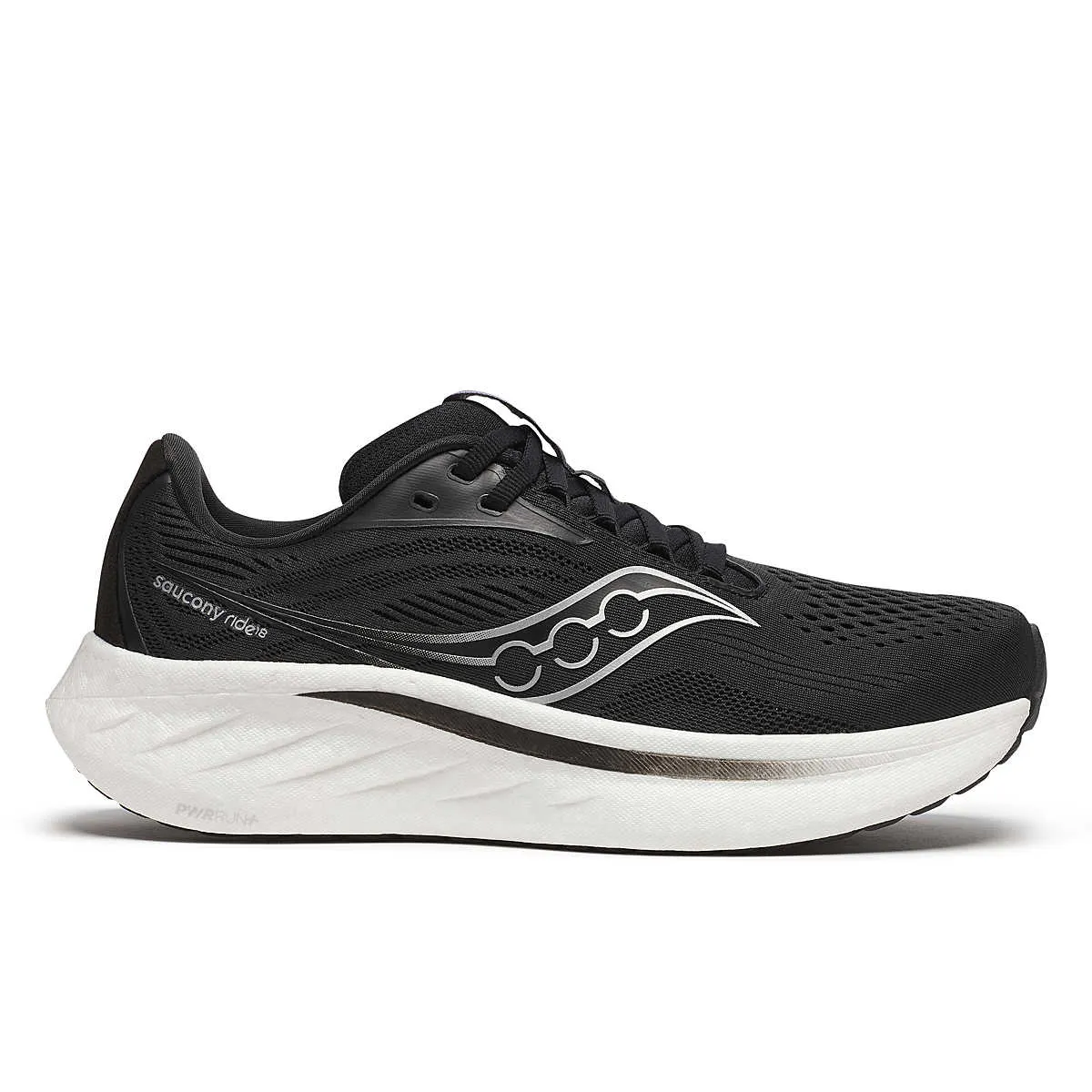 Saucony | Ride 18 | Women's | Black/White