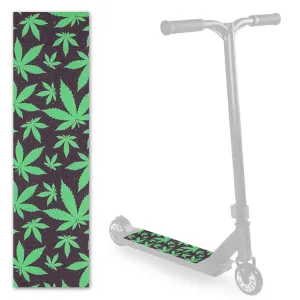 Scorpion Scooters - Scooter Pro Grip Tape - Fits 99% Scooters - Graphic Series - Green Leaves
