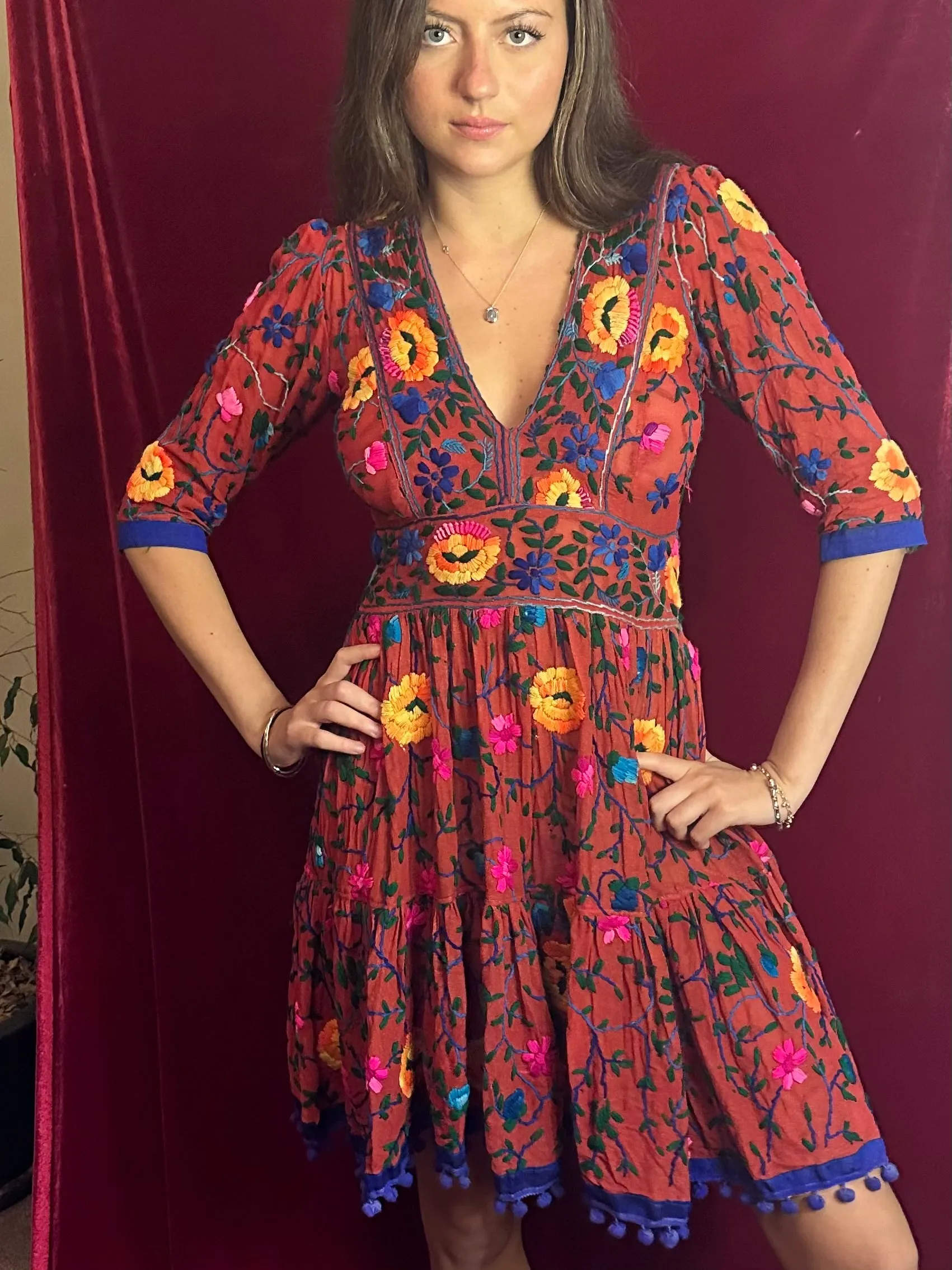 Shakti Dress Red