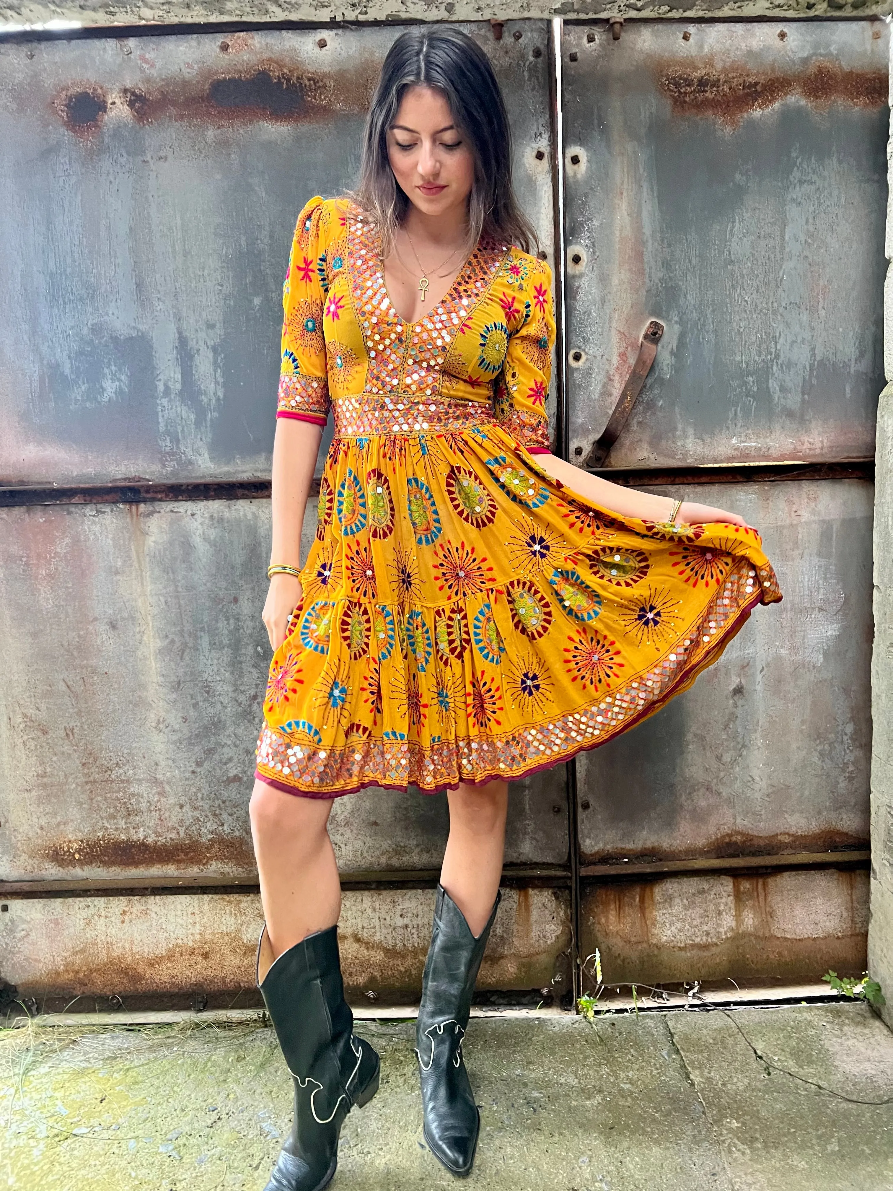 Shakti Dress with a full back all these dresses are one of a kind in a size 10