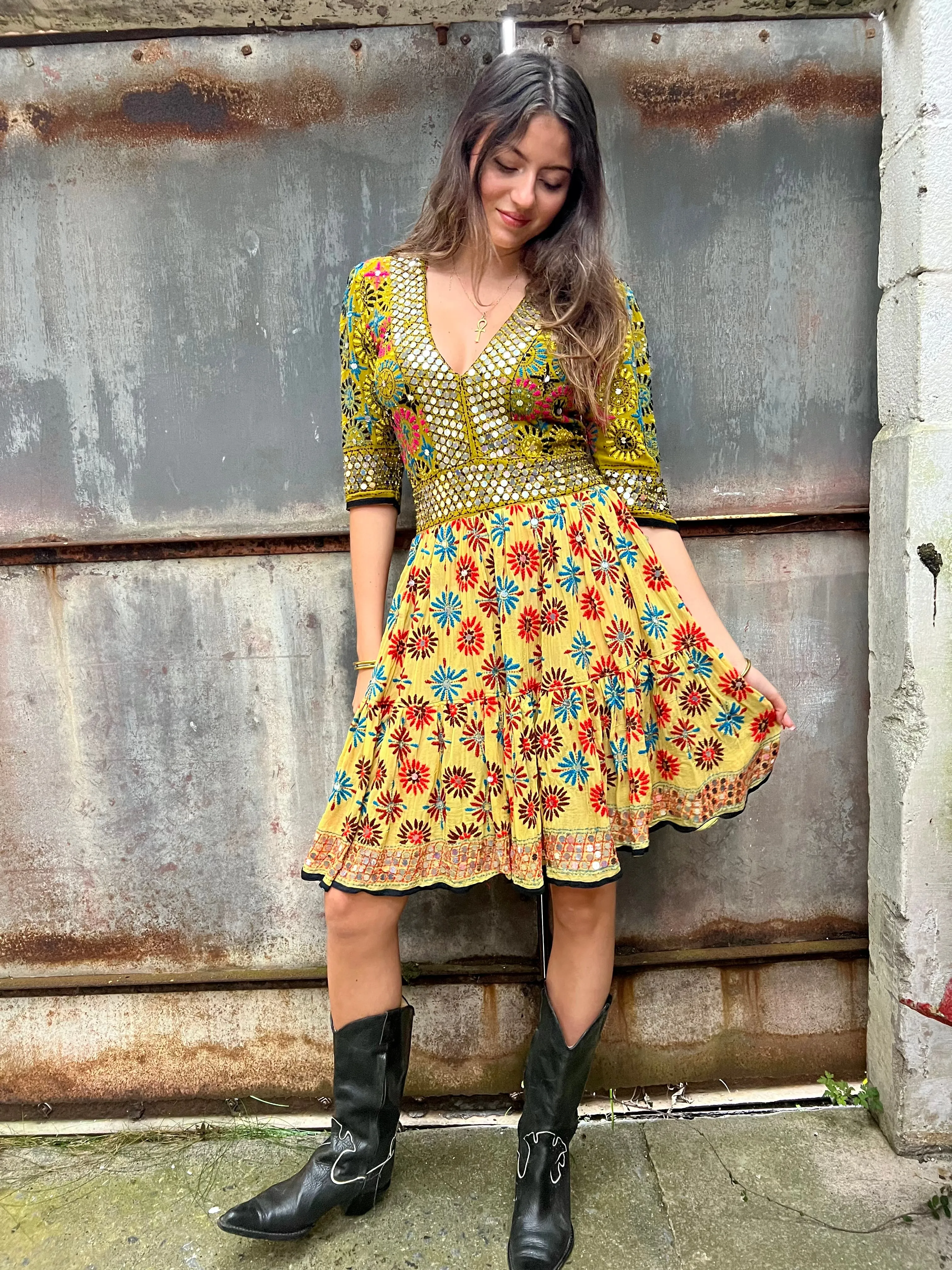 Shakti Dress with a full back all these dresses are one of a kind in a size 10