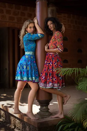 Shakti Dress with a full back all these dresses are one of a kind in a size 10