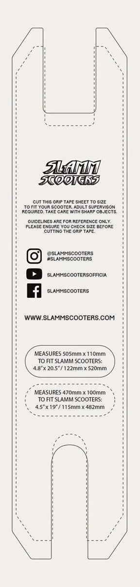 Slamm Scooter Grip Tape - Clear
