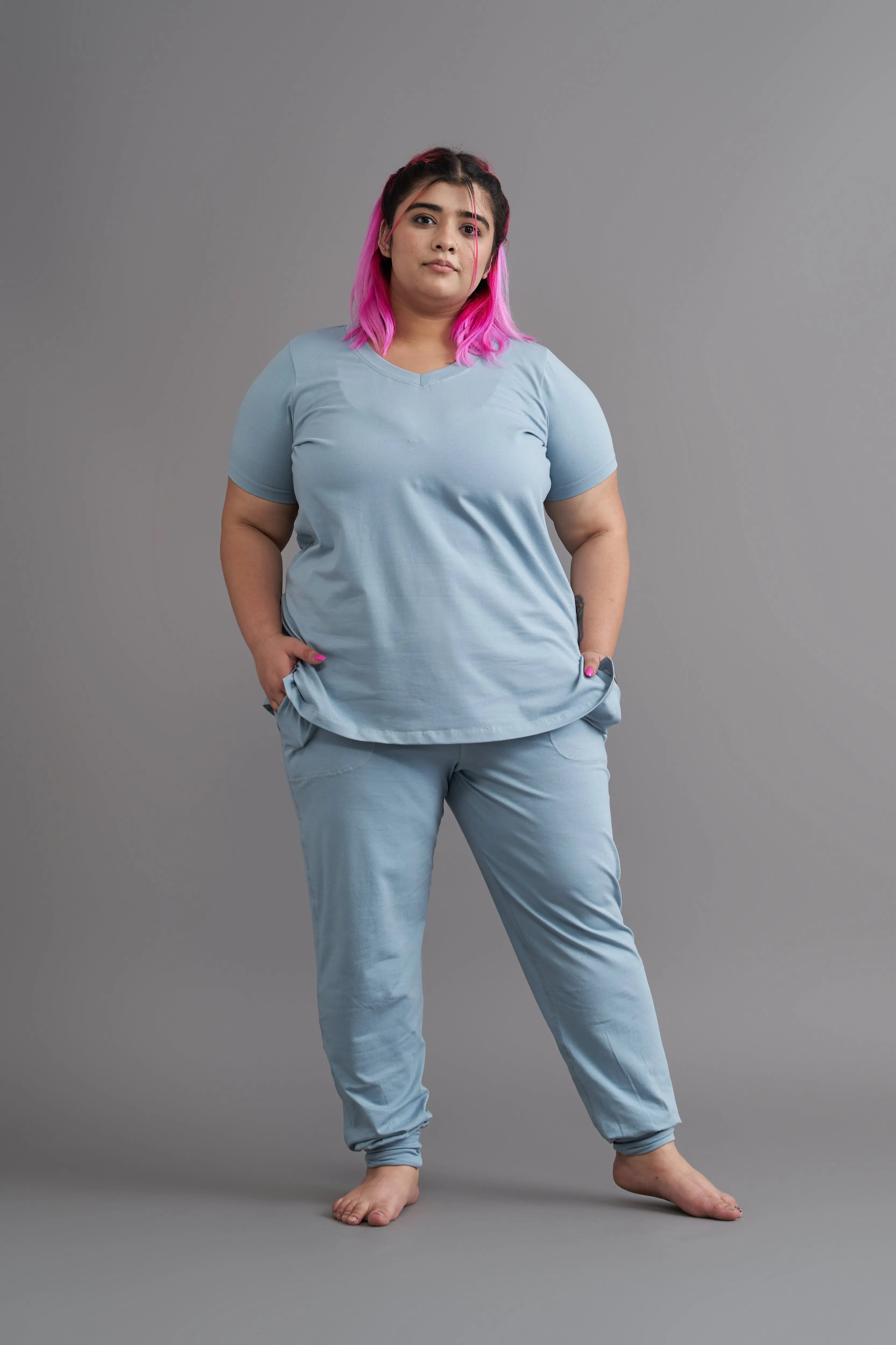 Snooze Tee: Calm Blue
